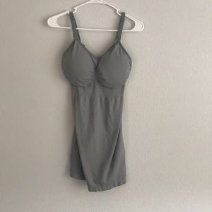 Maternity Breast Feeding Tank Top Grey